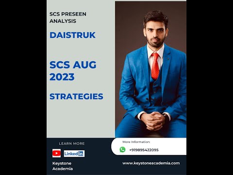 CIMA SCS August 2023 - Pre-seen Analysis - Daistruk - E3 Perspective