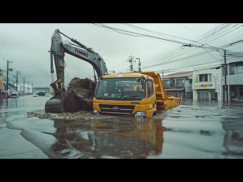 Dangerous Idiots Fastest Skills Truck Excavator Operator, Heavy Equipment Machines Working Fails
