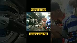 Download lagu Change Oil filter | Yamaha Sniper150 mp3