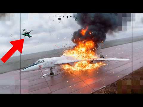 Plastic Drone HUMILIATED Russian Tu-160 Bomber — (WATCH HOW)