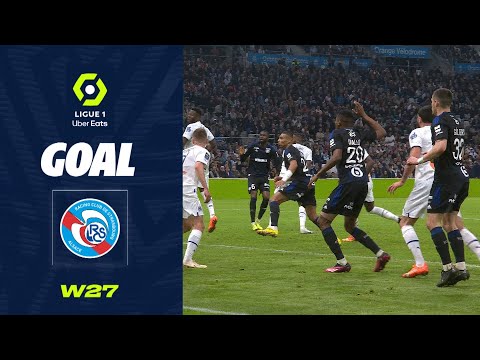 Goal Jean-Eudes AHOLOU (88' - RCSA) OLYMPIQUE DE MARSEILLE - RC STRASBOURG ALSACE (2-2) 22/23