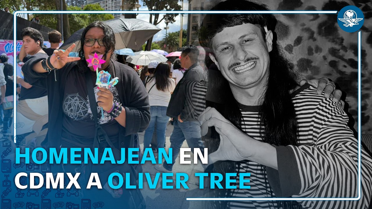 Seguidores de Oliver Tree lo despiden con un homenaje en el Monumento a la Revolución