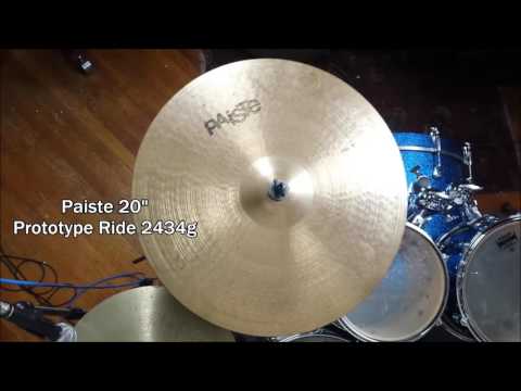 20 inch Paiste prototype ride 2434g Signature Full ride style