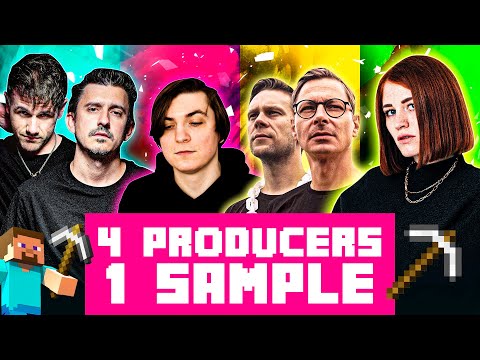 4 PRODUCERS FLIP THE SAME SAMPLE - Minecraft Edition ft. Super Flu, Fatum, SKALA & biskuwi