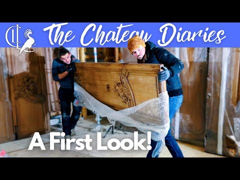 Moving the Panelling into the Chateau's New Grand Dining Room! 🏰
