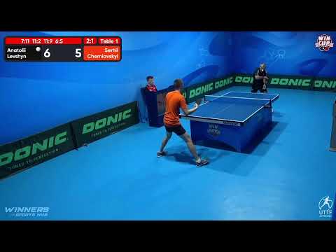 10:00 Anatolii Levshyn  3-1 Serhii Cherniavskyi West 1 WIN CUP 28.10.2022 | TABLE TENNIS WINCUP