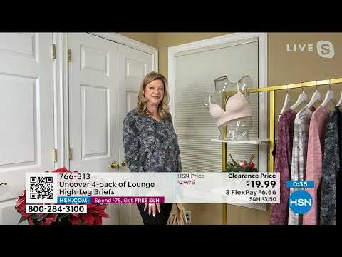 Uncover 4pack of Lounge HighLeg Briefs