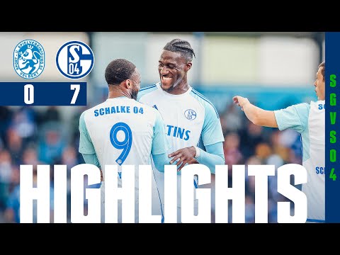 Sylla mit Debüt-DOPPELPACK | HIGHLIGHTS | SSVg Velbert - FC Schalke 04 0:7