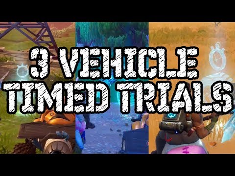 3 EASY VEHICLE TIMED TRIALS LOCATIONS SEASON 6 - Fortnite Battle Royale Week 10 Challenge
