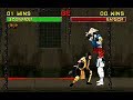 Mortal Kombat II Moves Scorpion Double Slice Fatality