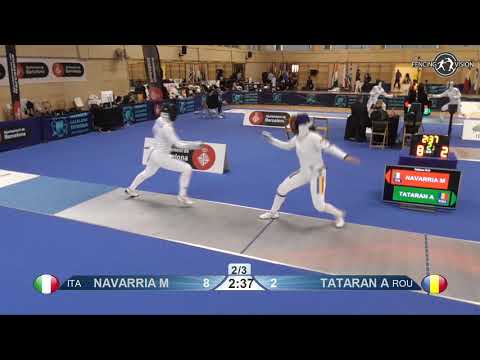85 T16 02 F E Individual Barcelona ESP WC BLUE  TATARAN Amalia   ROU  vs  NAVARRIA Mara   ITA