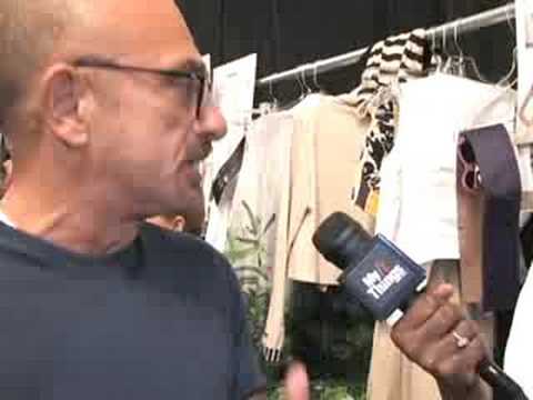 Wichy Hassan Interview at Miss Sixty Backstage - Mercedes Benz Fashion Week New York Spring 2009