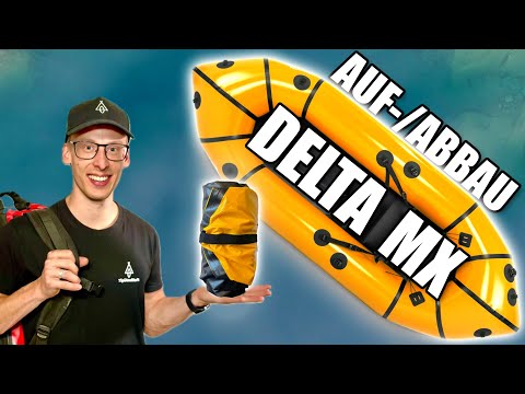 Ultralight Packraft: Anfibio Delta MX NEW VERSION perfect for beginners | Assembly & disassembly ...
