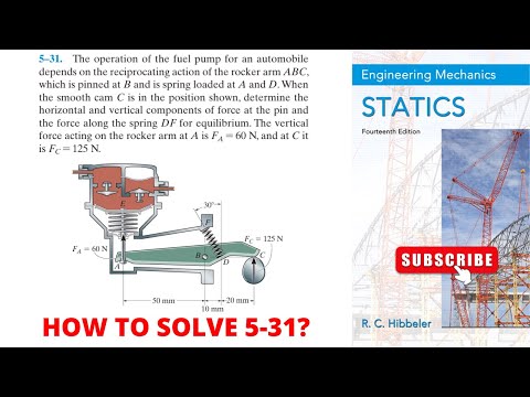 5-31 hibbeler statics chapter 5 | hibbeler statics | hibbeler