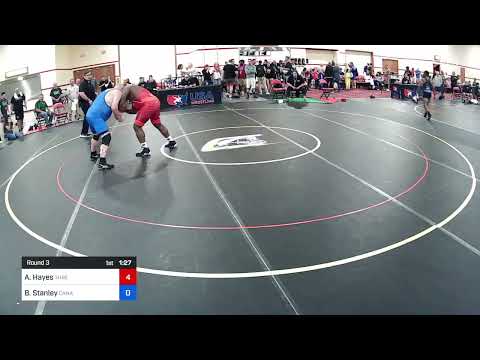 130 Kg Round 3 - Aaron Hayes, Thresh Hold Wrestling Vs Brian Stanley, Canada D994