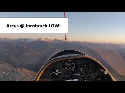Arcus @ Innsbruck LOWI!! | Aerotow + Ridge flying | Unedited Full Flight