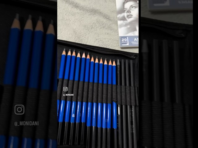 Vídeo relacionado con Coolzon - Lápices de dibujo (35 unidades), diseño de artista con lápices de bocetos, lápices de carboncillo, lápiz de grafito, goma de borrar cuchillo extensor en estuche de lápices