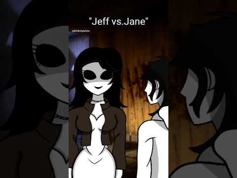 Jeff The Killer🔪Creepypasta Animación-Nowhere to run meme #terror #creepypasta #shorts
