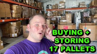 Buying, Storing, & Selling Dozens of Electronic Pallets (Ebay + Amazon)
