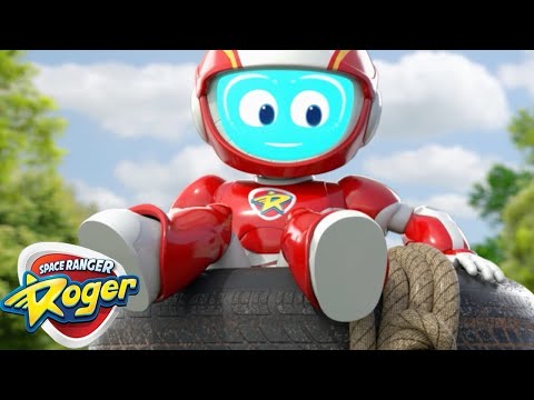 Tire Trouble | Space Ranger Roger | Cartoons for Kids | WildBrain Little Jobs