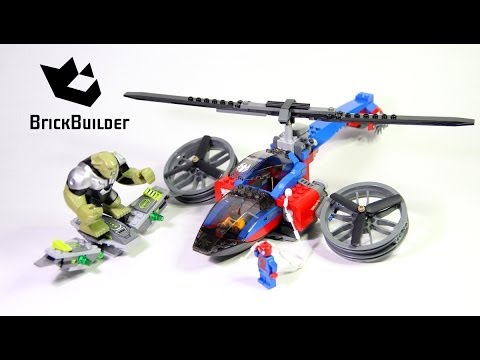 Vidéo LEGO Marvel 76016 : Le sauvetage en Spider-Hélicoptère