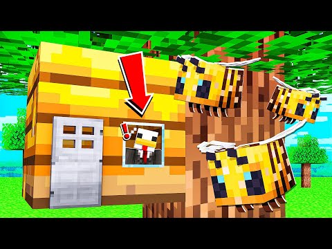 COME VIVERE DENTRO UN ALVEARE SU MINECRAFT!!