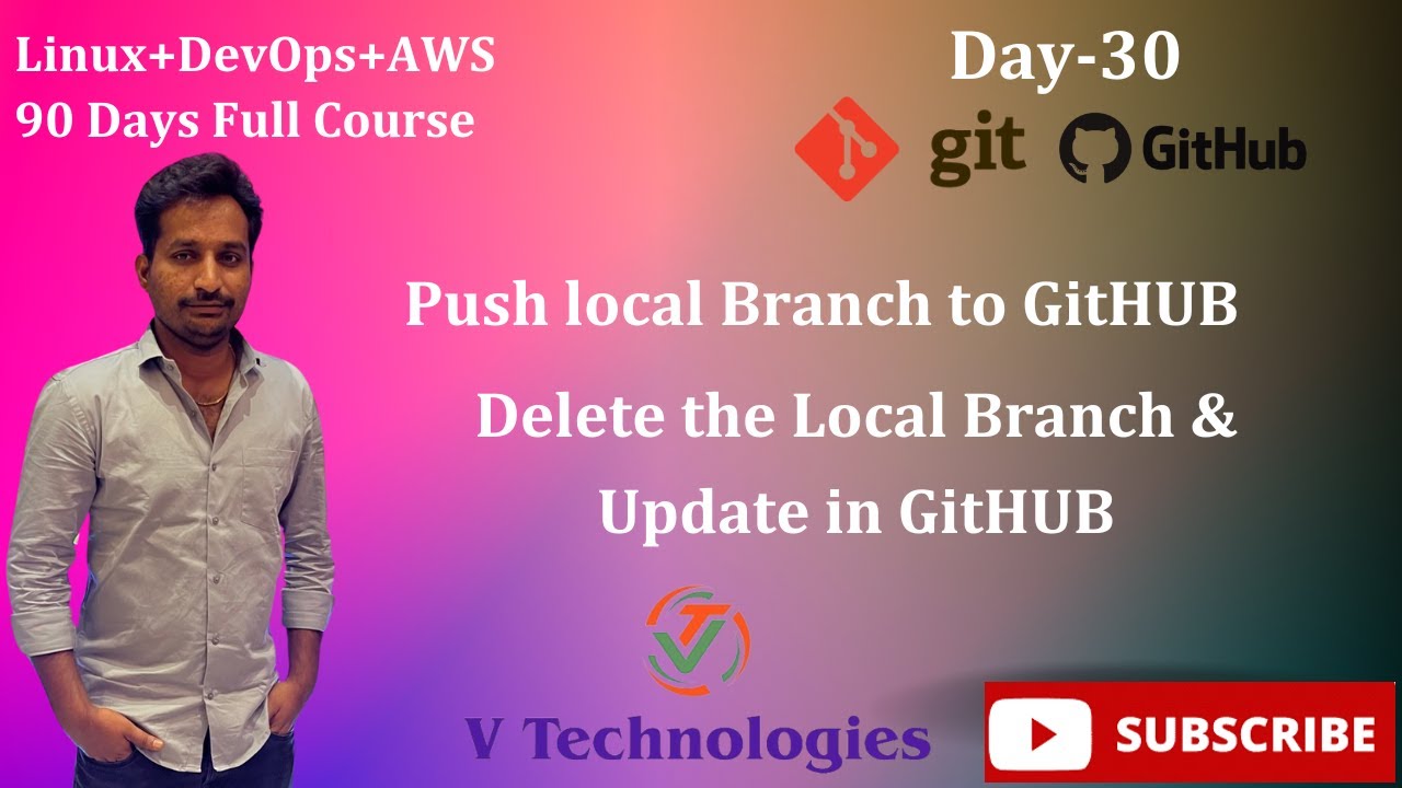 Day_30 | AWS DevOps 90 Days course | Git | GitHub | NagiReddy | VTechnologies