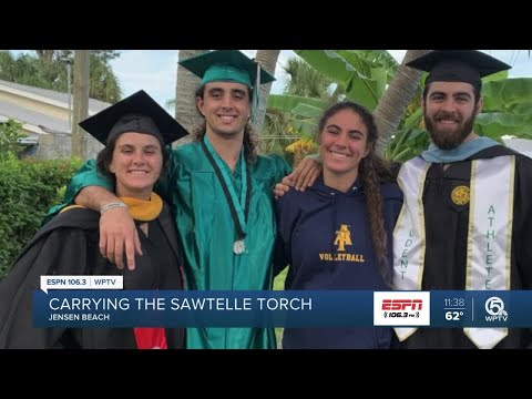 Naiya Sawtelle carrying on the family torch at Jensen Beach