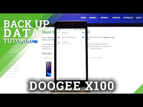 How to Enable Google Backup in DOOGEE X100 – Backup Data