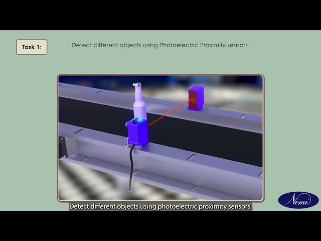 Detect different objectives using ,capacitive, i proximity sensors 2