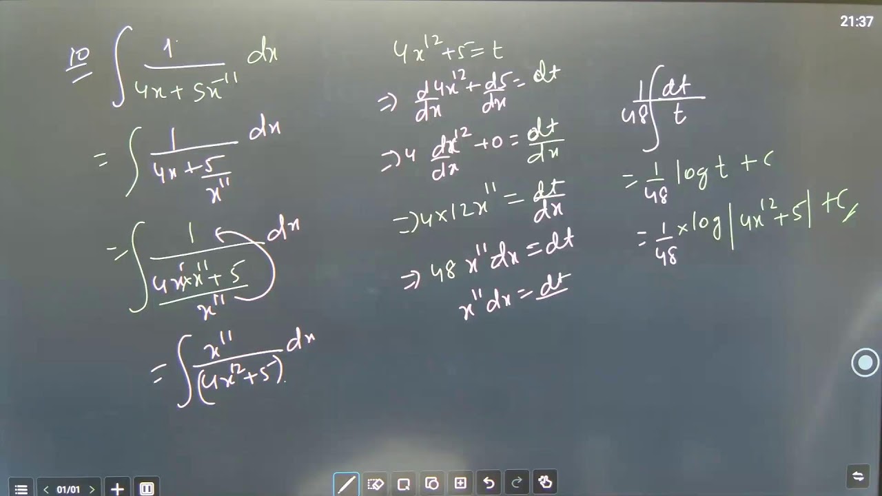 integration lecture 4 class 12 hsc