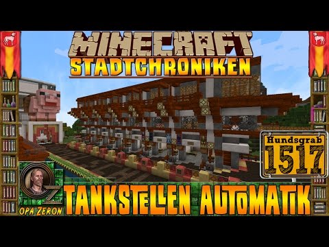 Minecraft Stadtchroniken [#1517] Tankstellen Automatik  [HD+Deutsch]