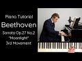 Beethoven Moonlight Sonata Op 27 No 2 Iii Presto Agitato 3rd Movement Tutorial