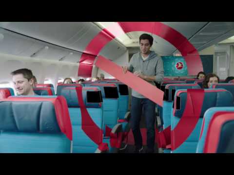 Turkish Airlines Safety Video (Zach King) decor built by SkyArt.