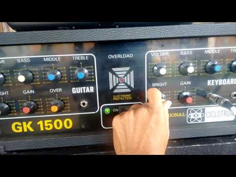 Amplificador GK 1500 Cicloton Demo