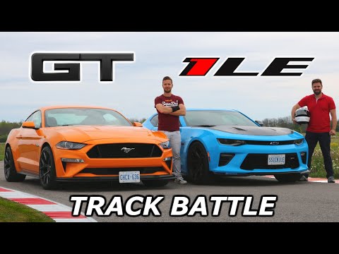 2019 Mustang GT PP2 vs Camaro SS 1LE - TRACK REVIEW // DRAG RACE & LAP TIMES