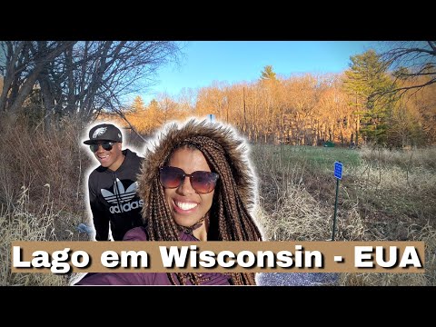 Viagem nos EUA ao LAGO Devil em WISCONSIN