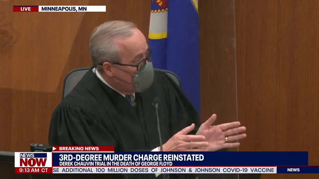 Judge reinstates 3rd-degree murder charge in Derek Chauvin trial | NewsNOW from FOX