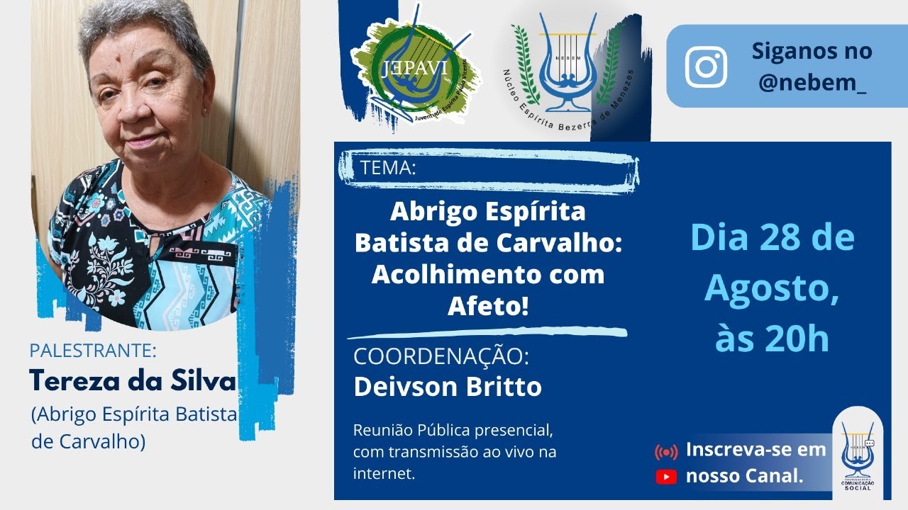 Acolhimento Com Afeto! | Tereza da Silva (Abrigo Espírita Batista de Carvalho)