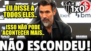 CHAMOU A ATENÇÃO!! OLHA O QUE EDUARDO DOMINGUEZ FALOU APÓS ATLÉTICO MG 1 X 0 INTERNACIONAL