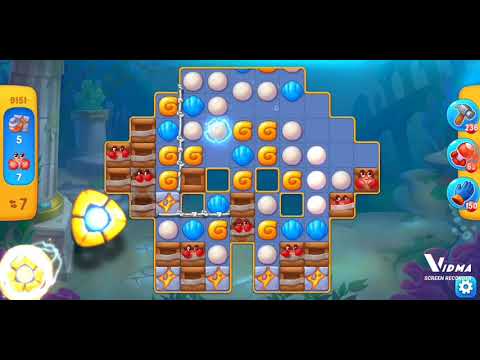 Fishdom. 9151 level no boosters and diamonds. 15 moves