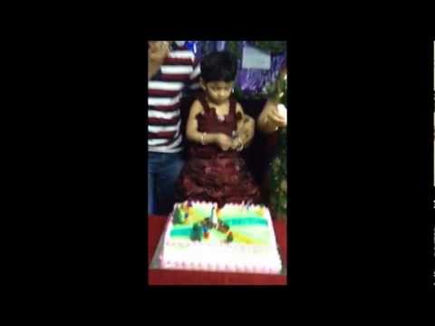 Raya's 3rd happy Birthday Cake Cutting Ceremony