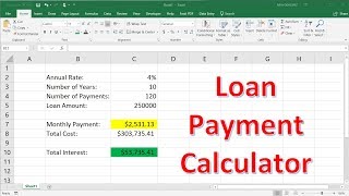 Download the video "How To Calculate Loan Payments Using The PMT Function In Excel"