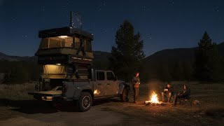 Wild Land WINGMAN X Pickup Mate- Smart and Integrated premium pickup-based living system Rooftoop Tent cocok untuk camping travel 2 tingkat