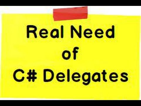 C# Delegates explained