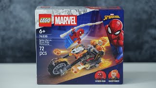 LEGO Marvel Super Heroes 76335 Spider Man vs. Ghost Rider Motorcycle - LEGO Speed Build Review