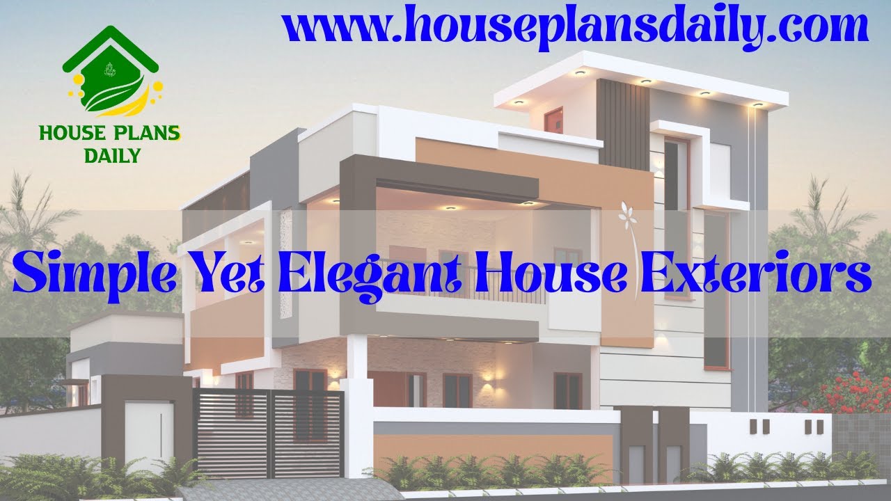 Simple Yet Elegant House Exteriors | Modern Home Design