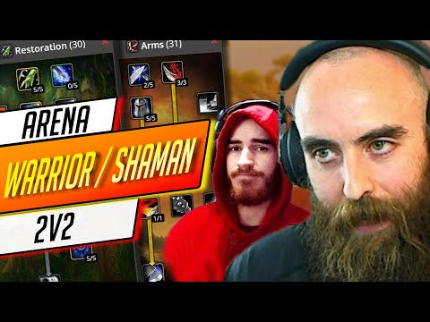 TBC Arms Warrior / Resto Shaman 2v2 Arena (ft. Jacob) - WoW Classic TBC Season 1 PvP
