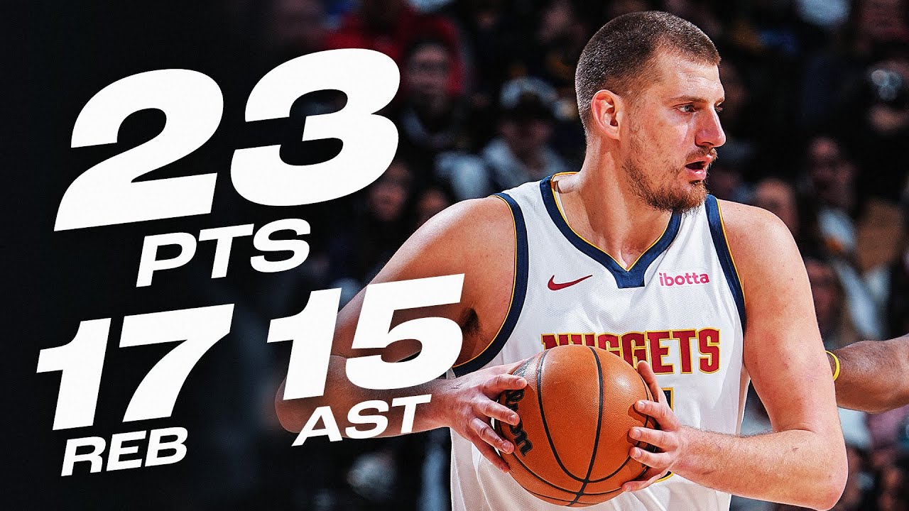 Nikola Jokic débute 2025 avec un triple double