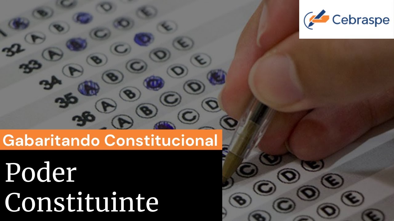 Gabaritando CESPE/CEBRASPE | Poder Constituinte